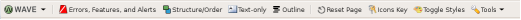 wave toolbar