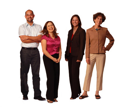 Communications staff: (left to right) Peter Caravalho, Marisela Hernandez, Mansi Bhatia, Jody Ulate, Eunice Ockerman (Chris Hicks-Riley not shown)