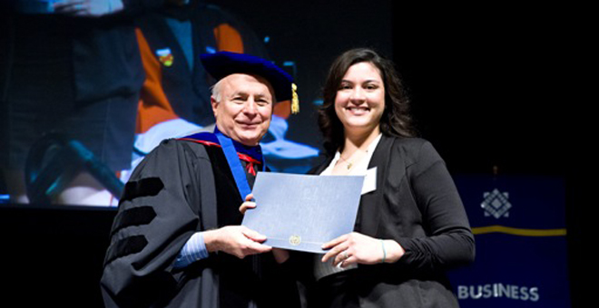 #htmlcaption19 Thayer Merit Scholarship Recipient: Erika Stasi.