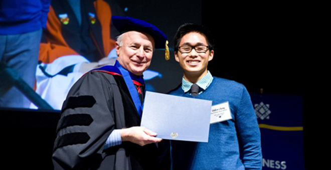 #htmlcaption23 Cisco IT Scholar Award Recipient: Dillon Chang.