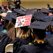 SJSU Graduate sjsu graduate at commencement ceremony