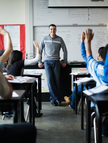 teacher in class
