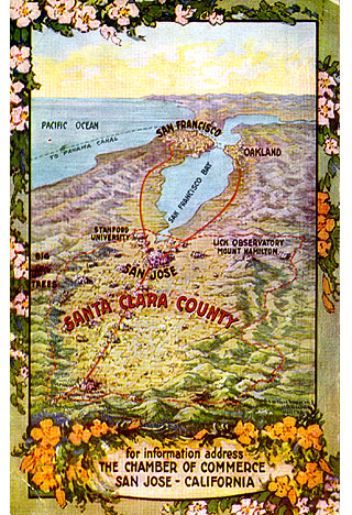 Santa Clara Valley Postcard