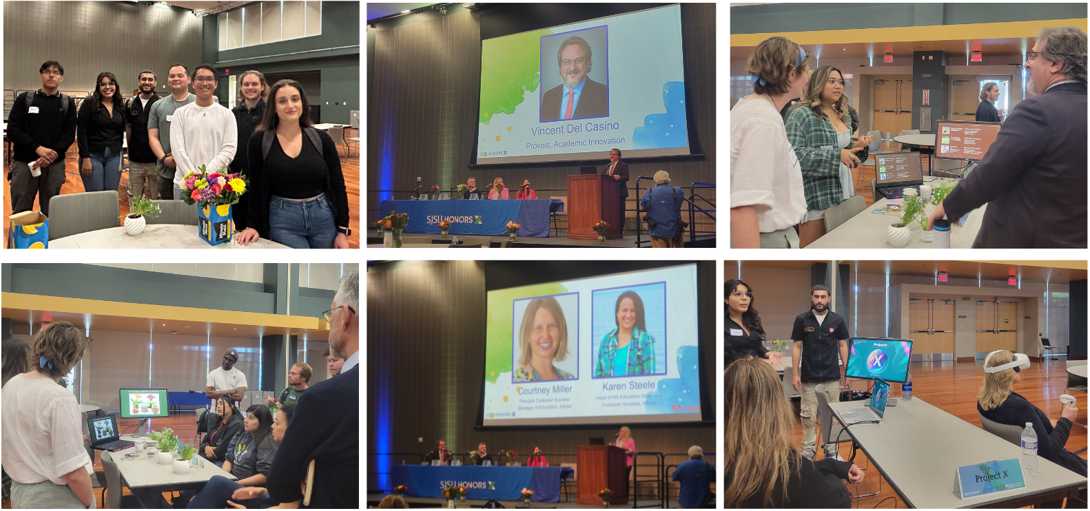 Photo collage of the Sustainability Solutions Summit event