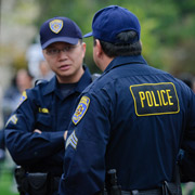 Police Officers Talking