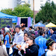 A Group of Students at campus event