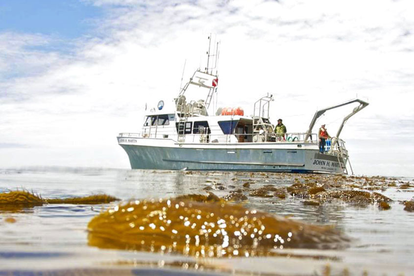 Moss Landing boat on the water.