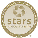 Sustainability Tracking, Assessment and Rating System badge.