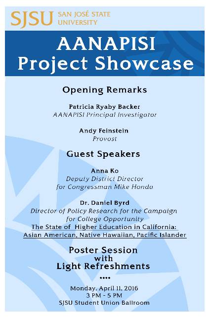 AANAPISI Project Showcase Poster