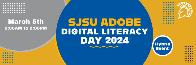 SJSU Adobe Digital Literacy Day Banner