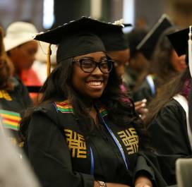 Black Student at Graduation