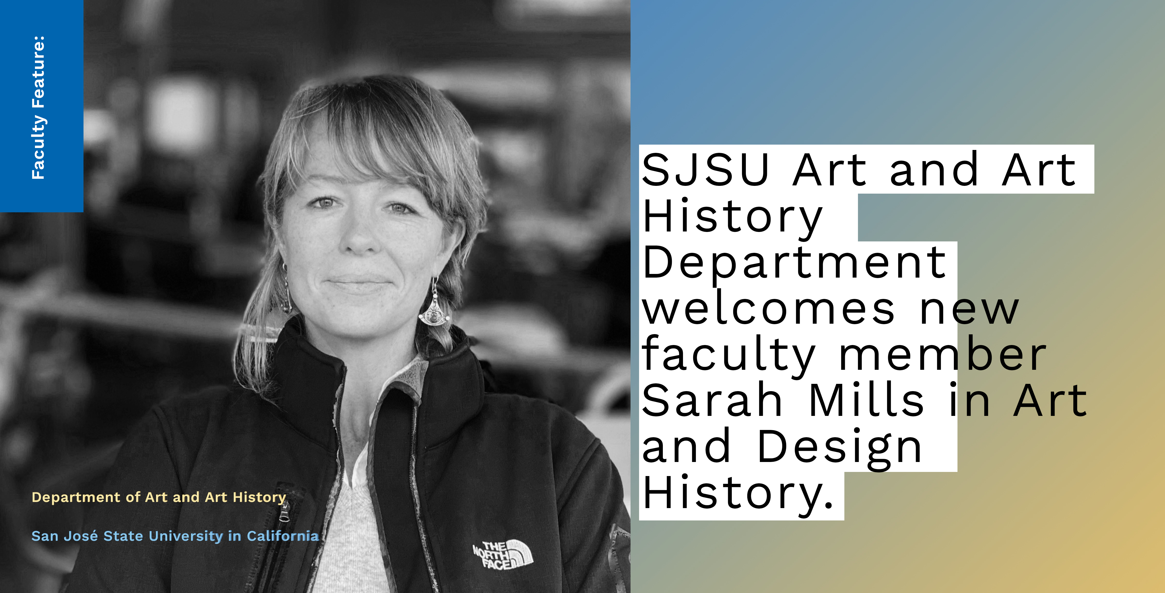 Descriptive Image – Art and Art History welcomes new faculty member Sarah Mills 