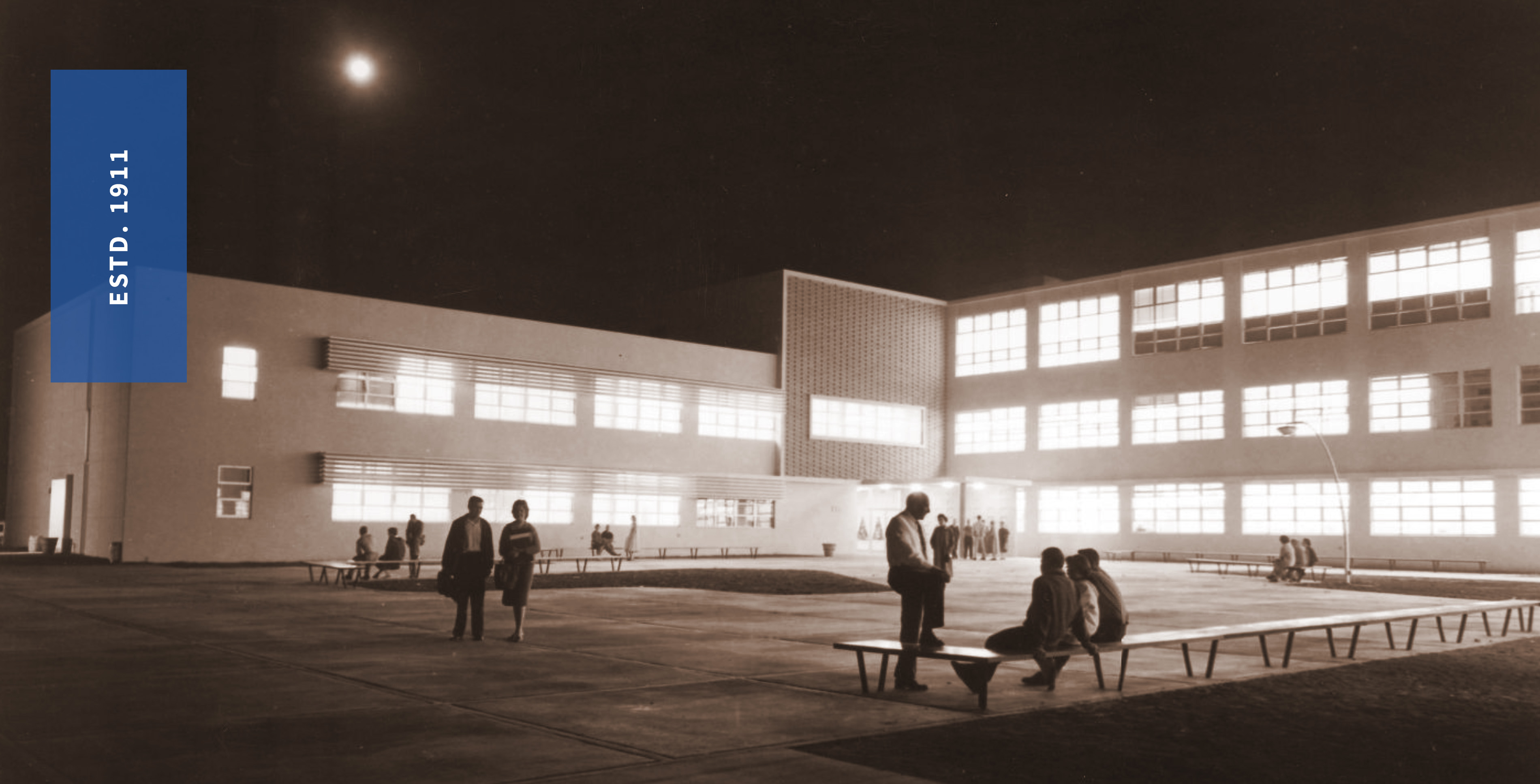 Old photo of Art Building