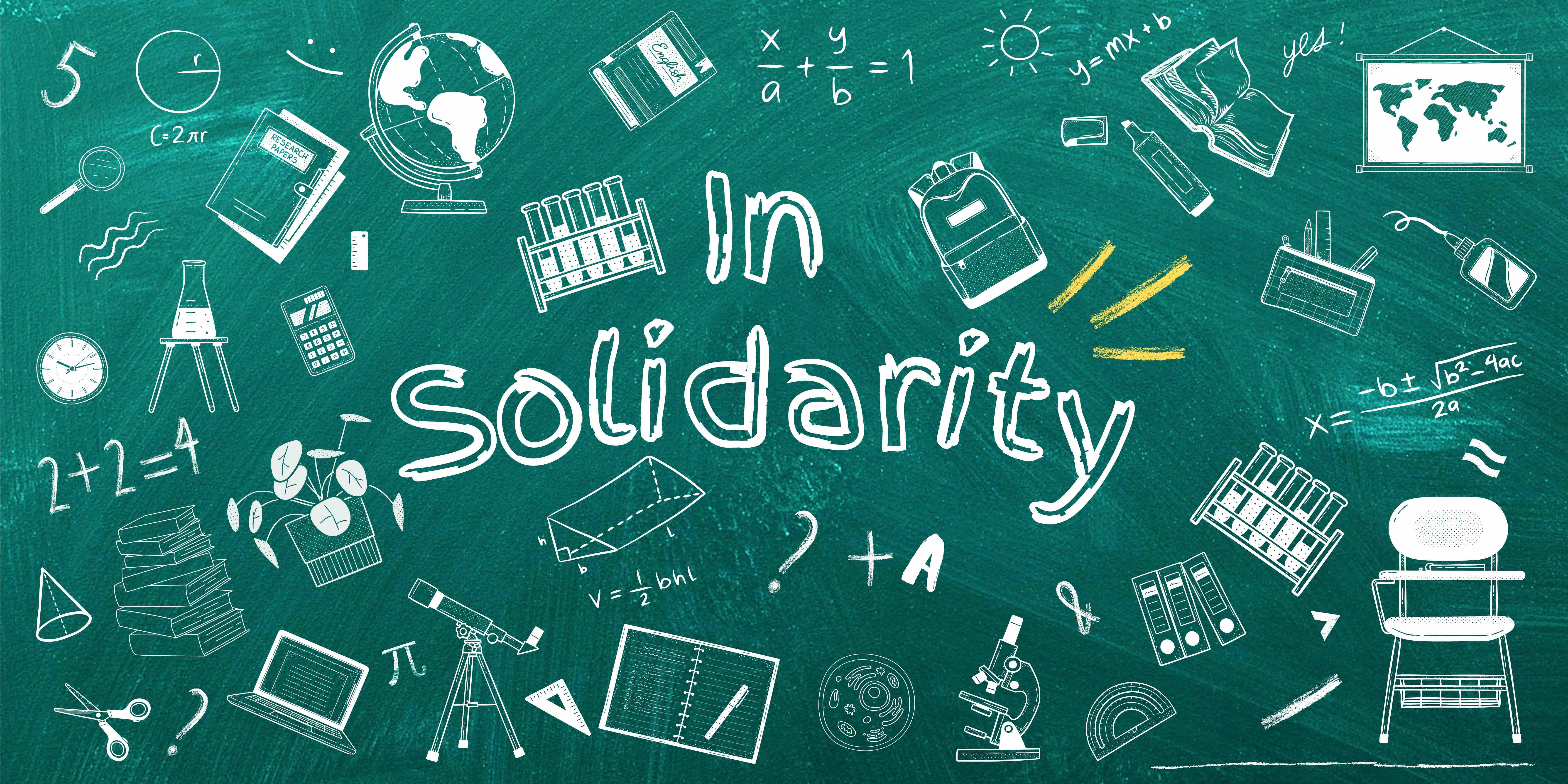In Solidarity Banner