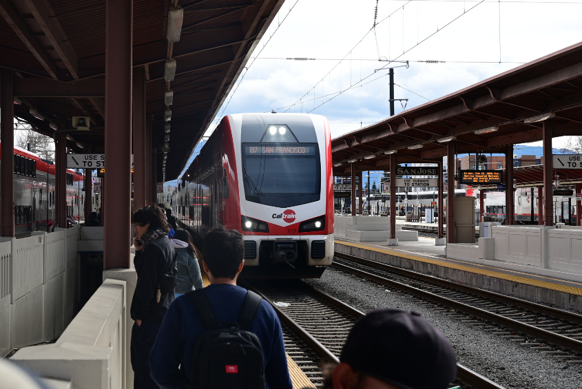 Caltrain at Diridon Station
