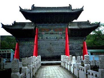 red asian pagoda