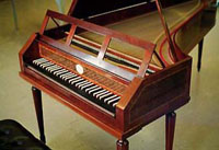 Photograph of a Dulcken fortepiano