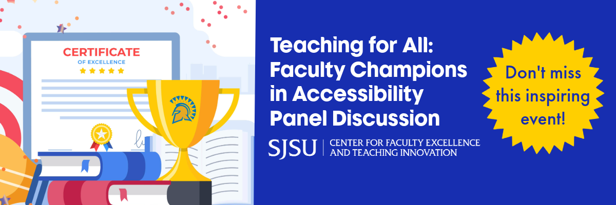 faculty champions panel discussion event to create accessible and inclusive course content