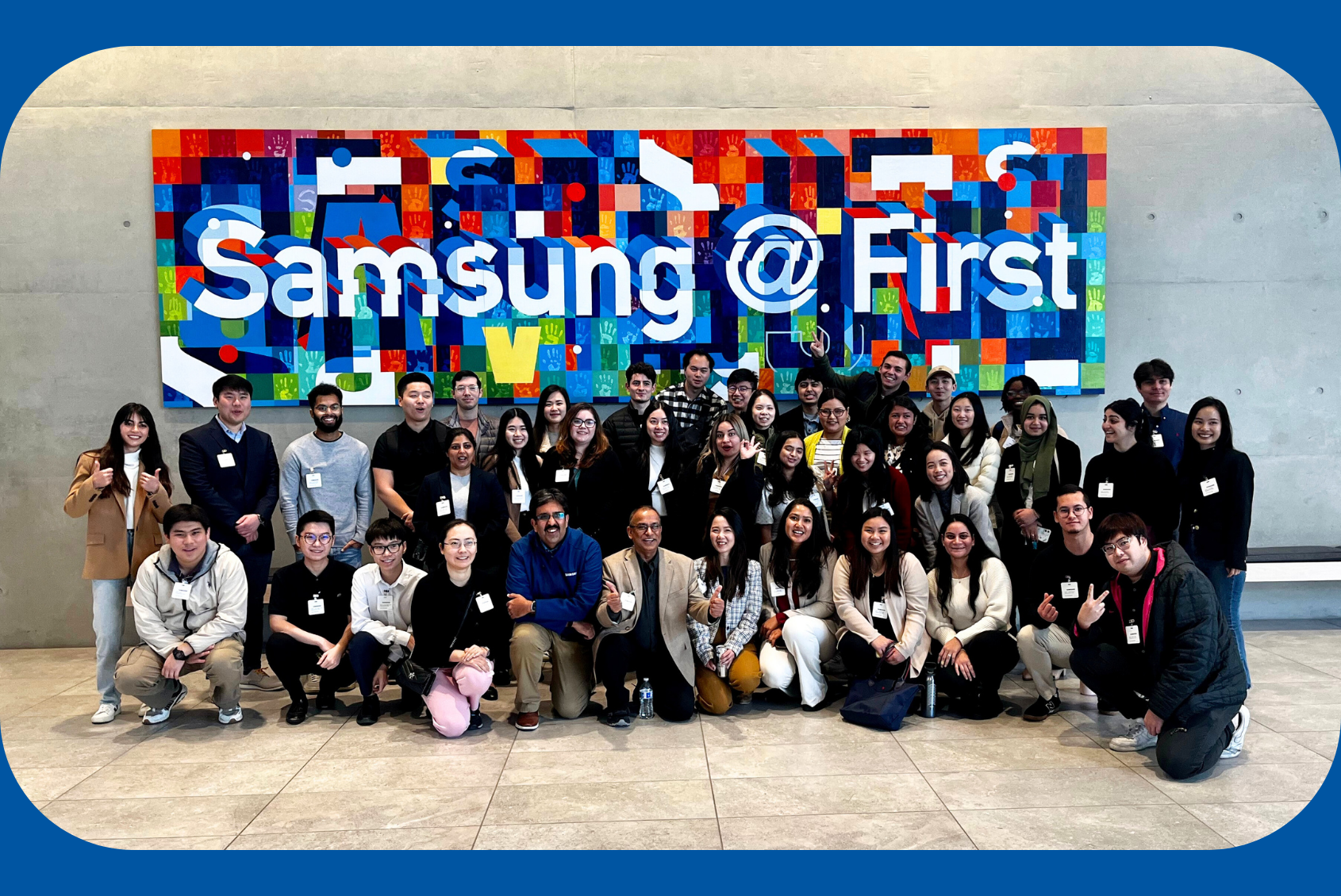 MBA students visit Samsung's San Jose corporate office as part of their Silicon Valley Experience course