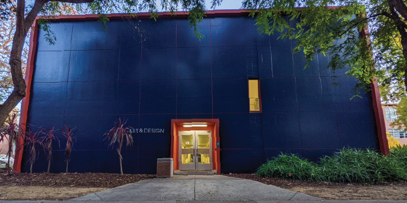 Exterior of Art and Design Building