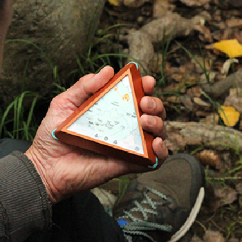 Triangle-Shaped GPS Device