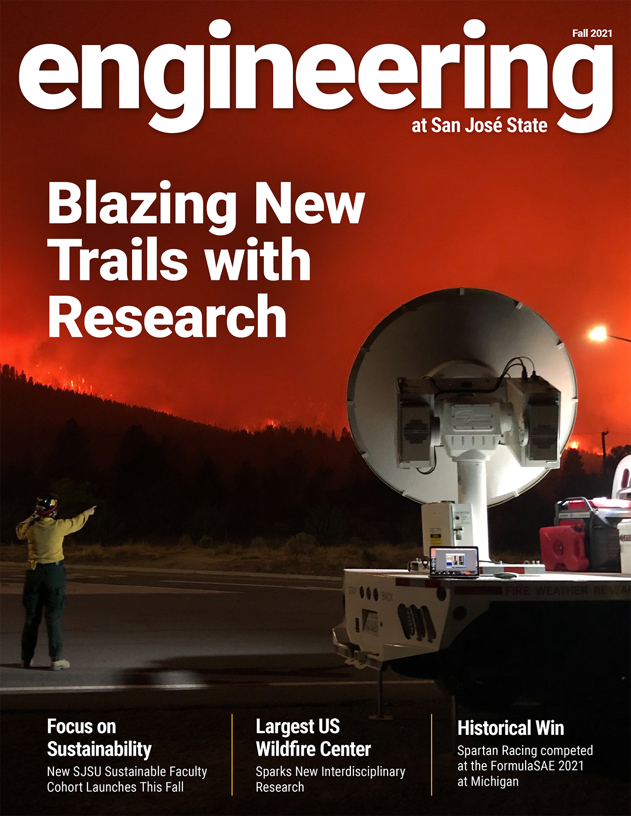 Engineering at SJSU Fall 2021 Cover Image