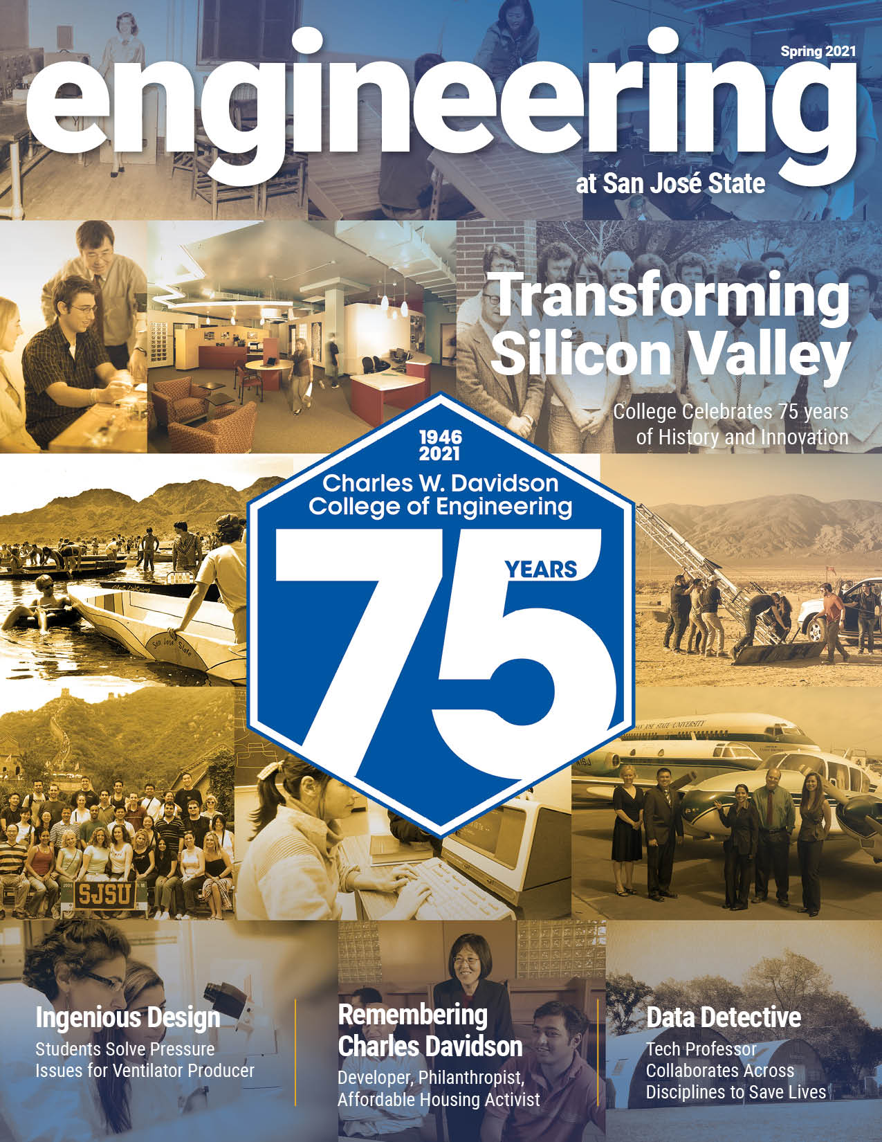 Spring 2021 Engineering Magazine Cover