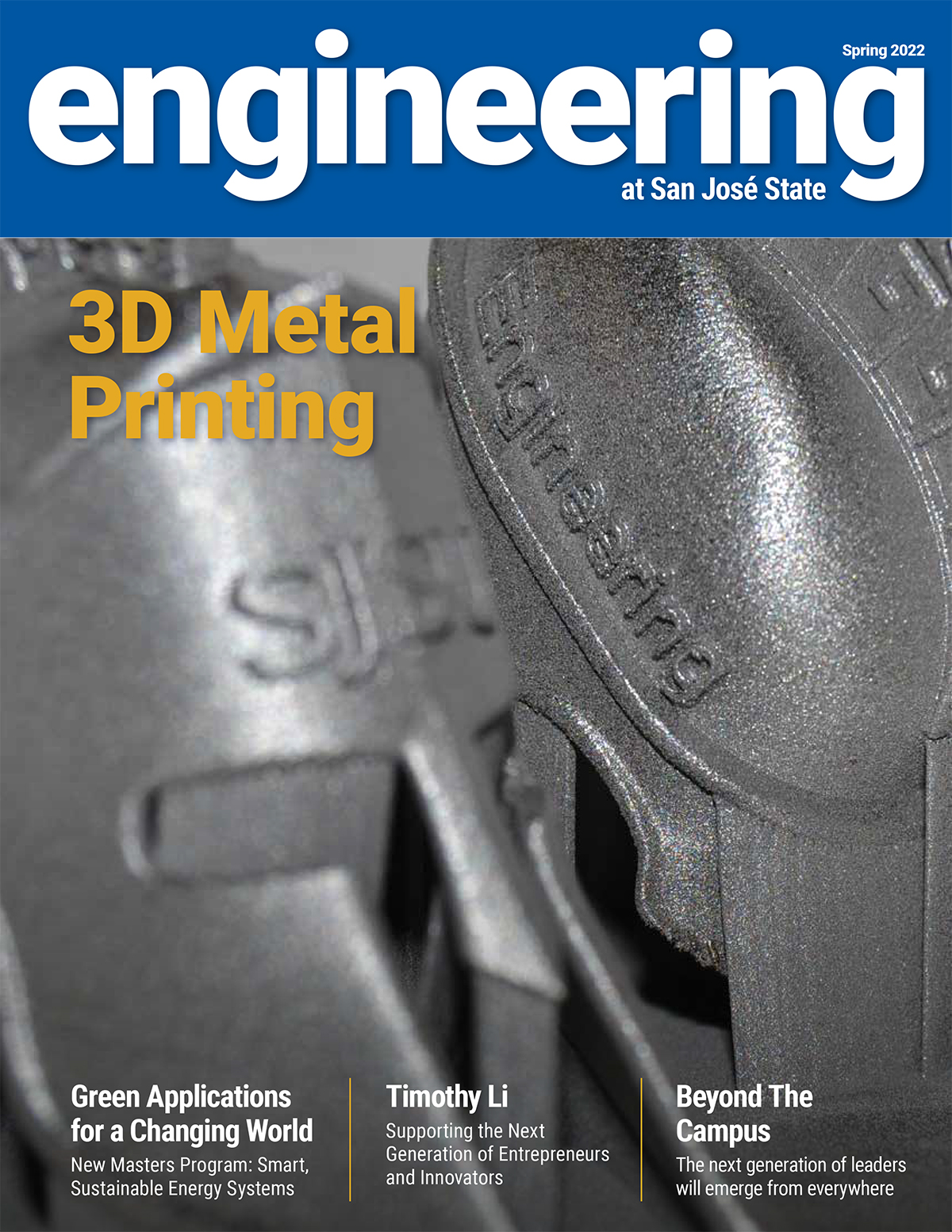 Engineering at SJSU Spring 2022 Cover Image