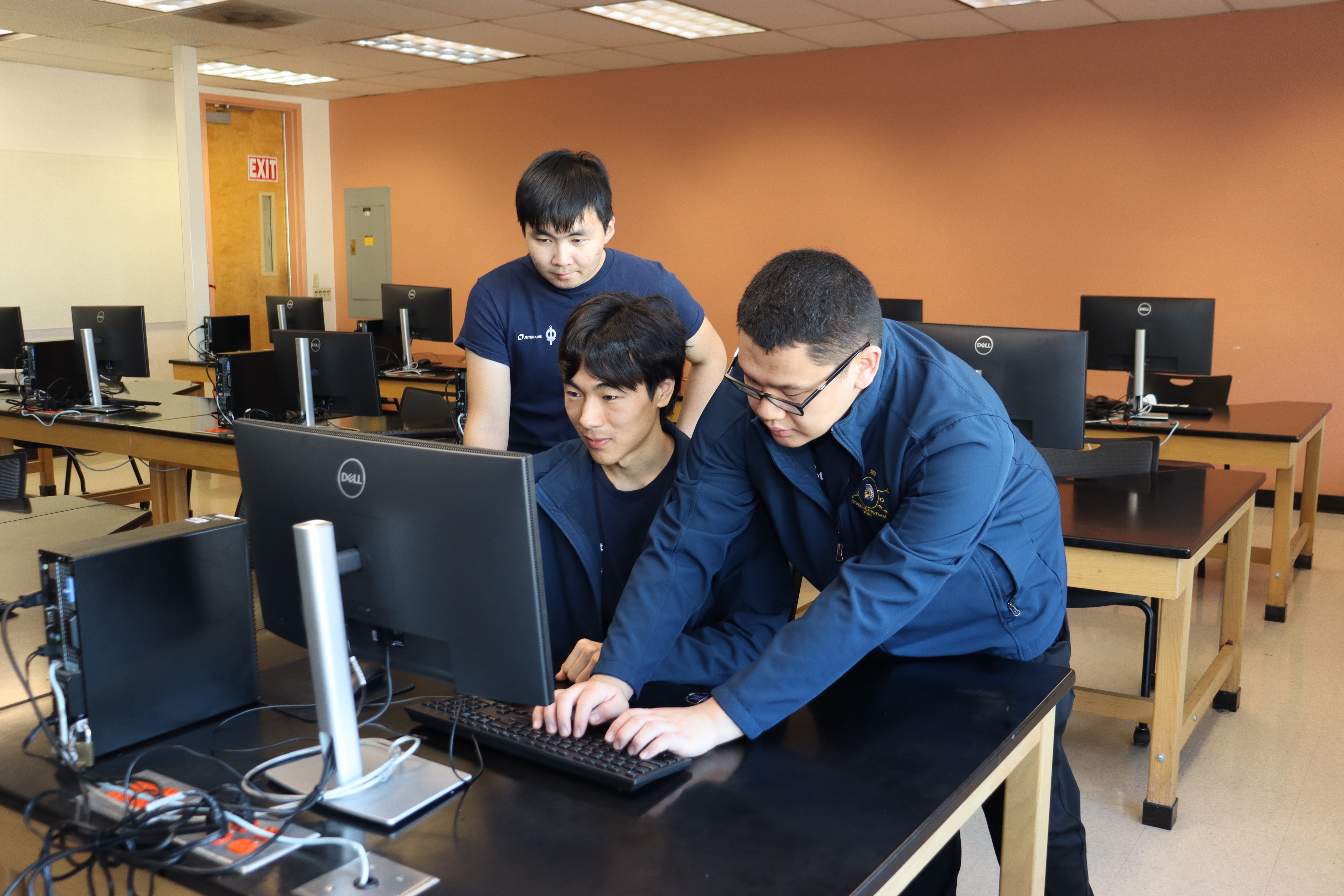 A three-student team, competing under the understated name "TEA Time"