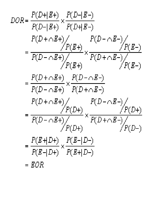 EOR = DOR, Baysian Proof