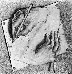 M.C. Escher Hands Images