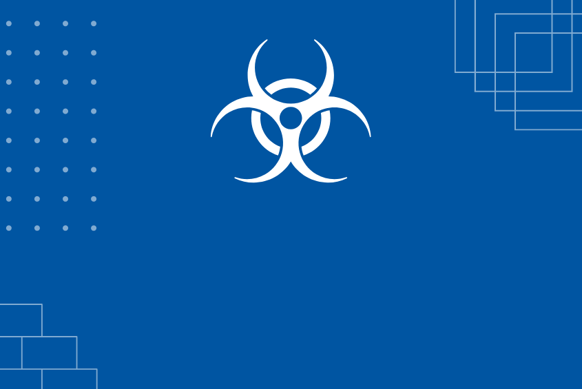 Hazardous materials icon graphic