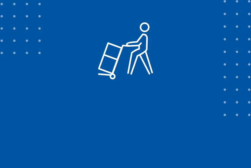 Moving services icon graphic