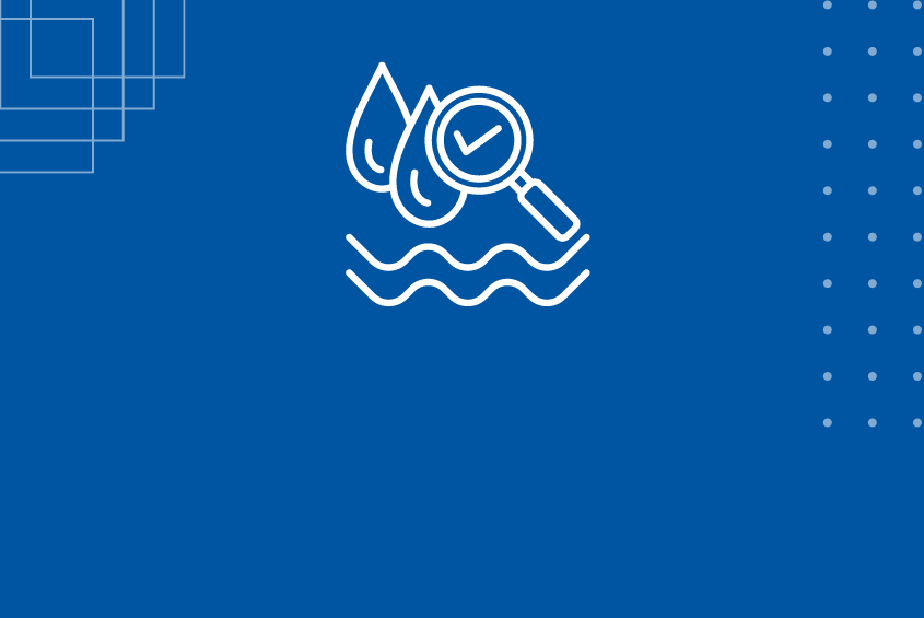 Water quality icon graphic