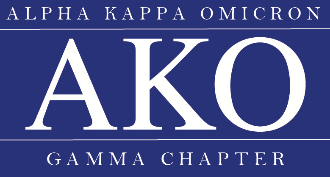 Alpha Kappa Omicron logo