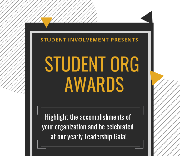 Student Org Awards graphic