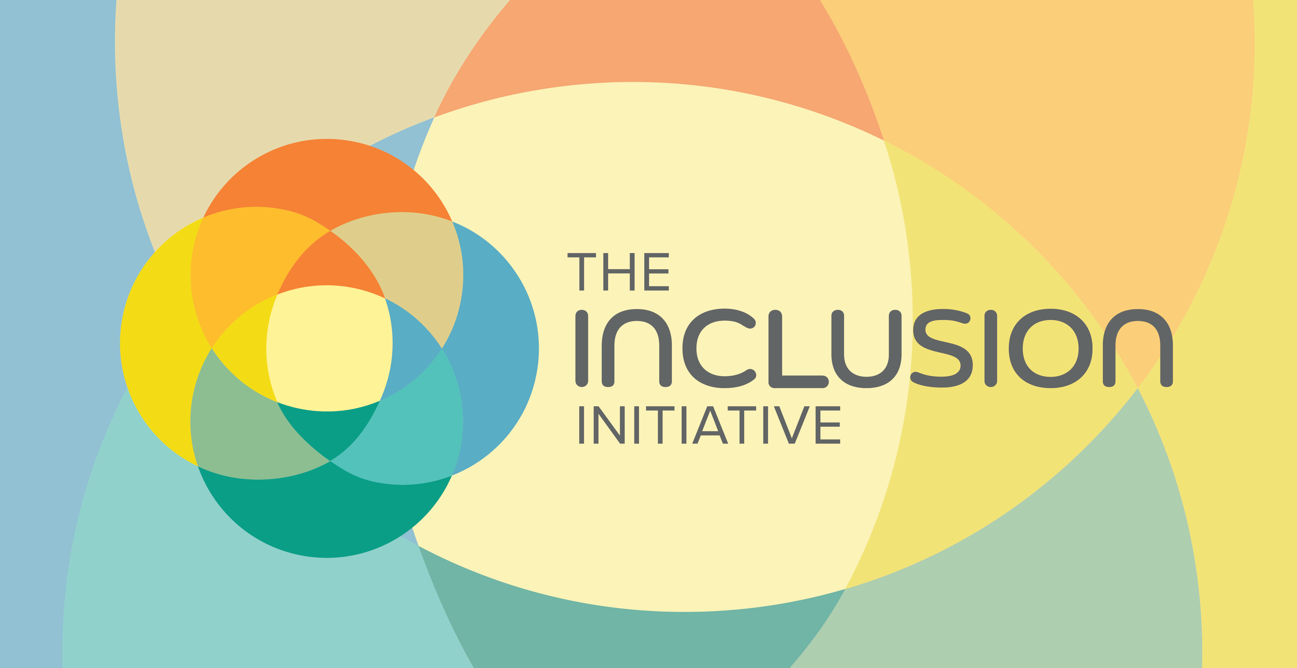 inclusion initiative words surround by multiple colors
