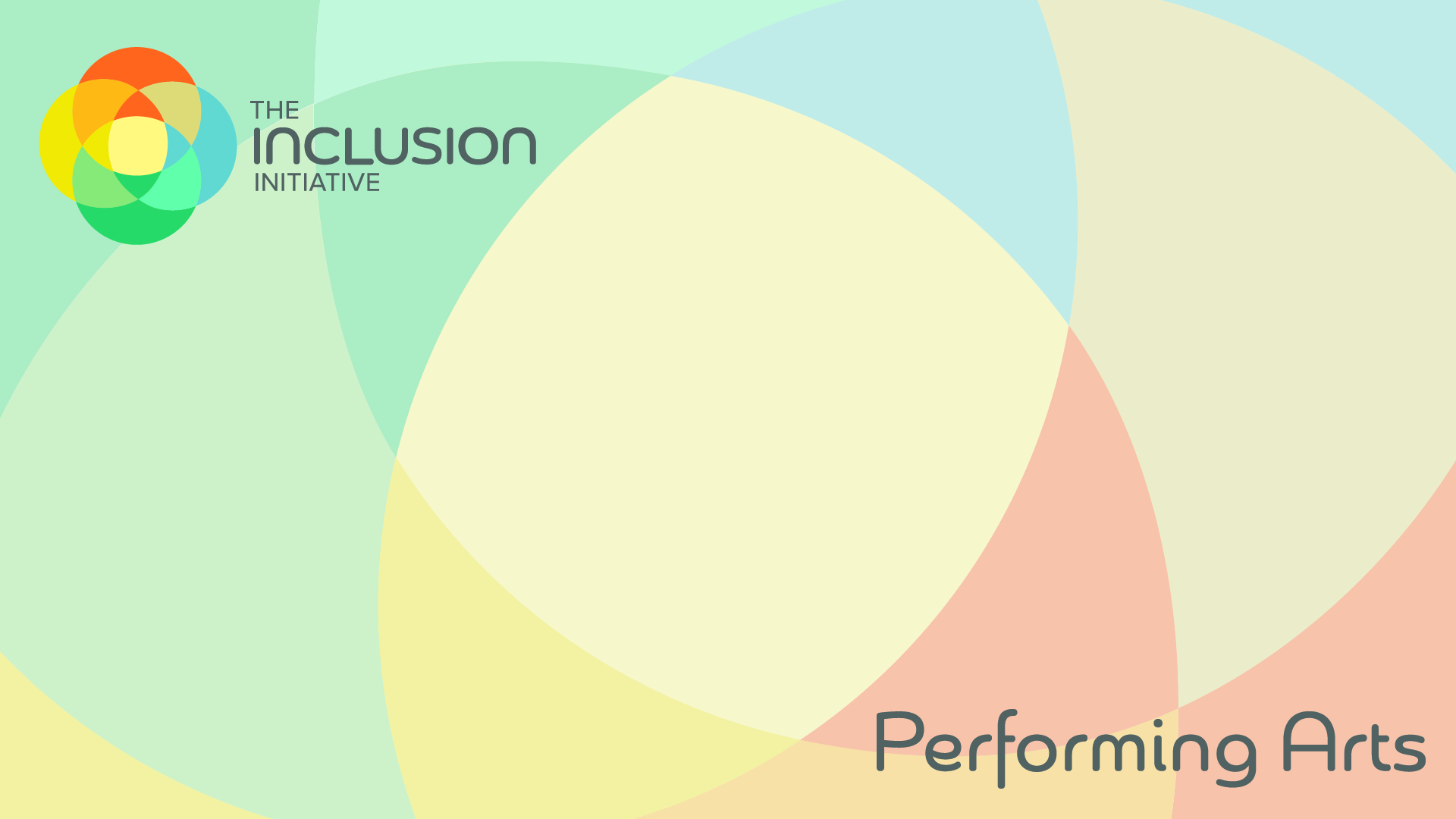 Inclusion Initiative and Performing Arts