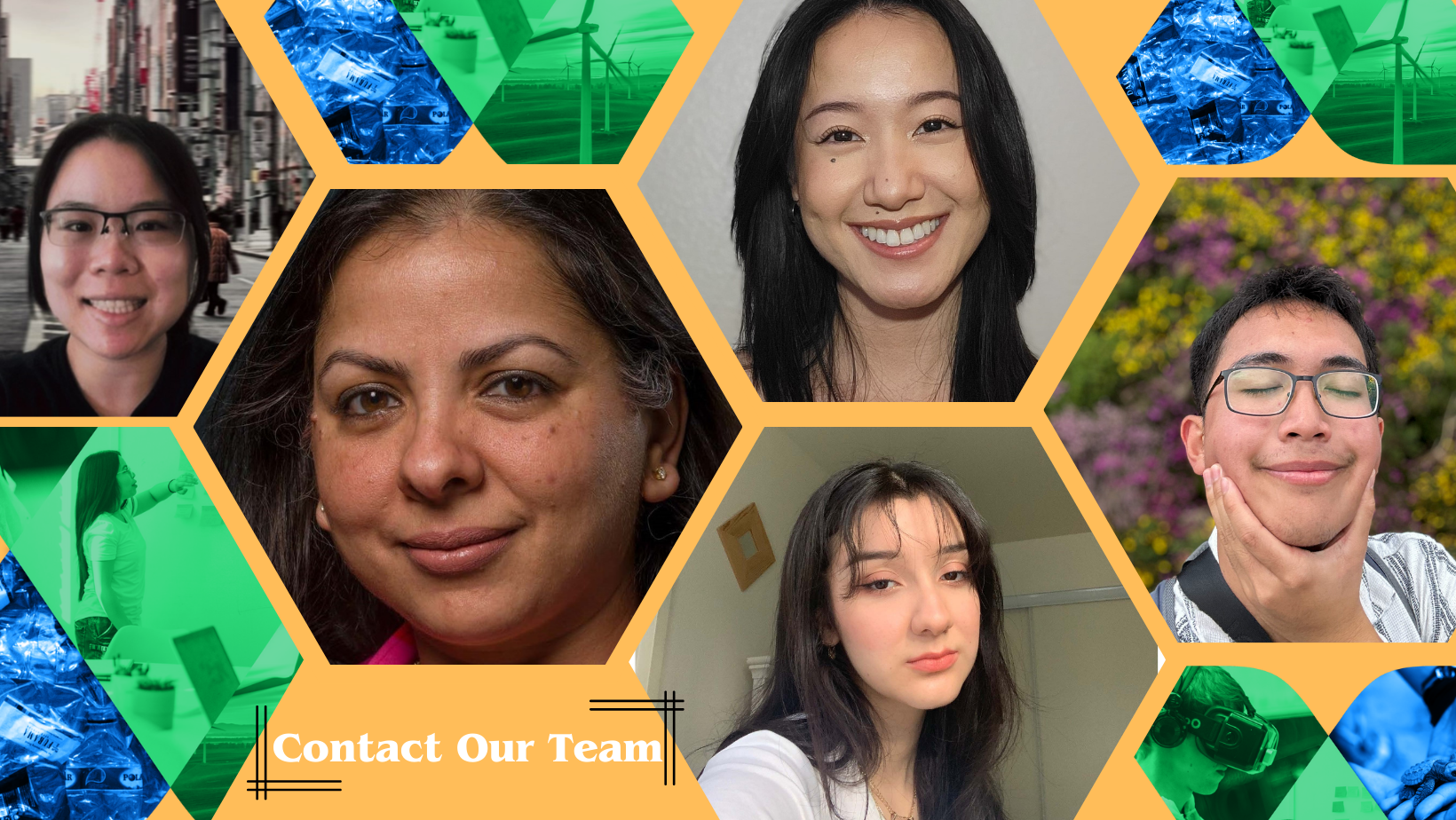 photo collage of the HonorsX contact team