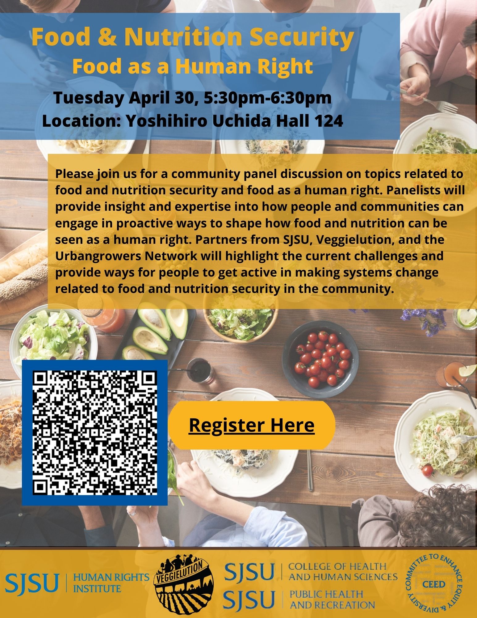 Food as a Huamam right flyer 