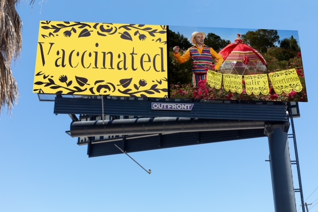 Billboard with Vaccination Messaging