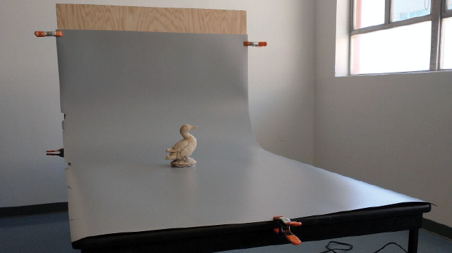 Table with Duck