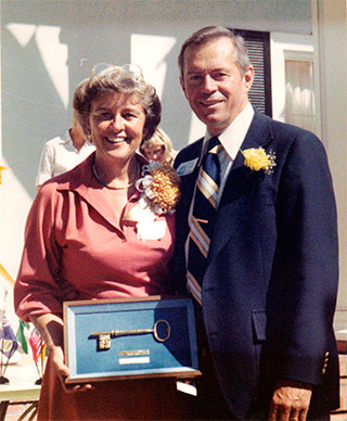 Alan and Phyllis Simpkins, 1964