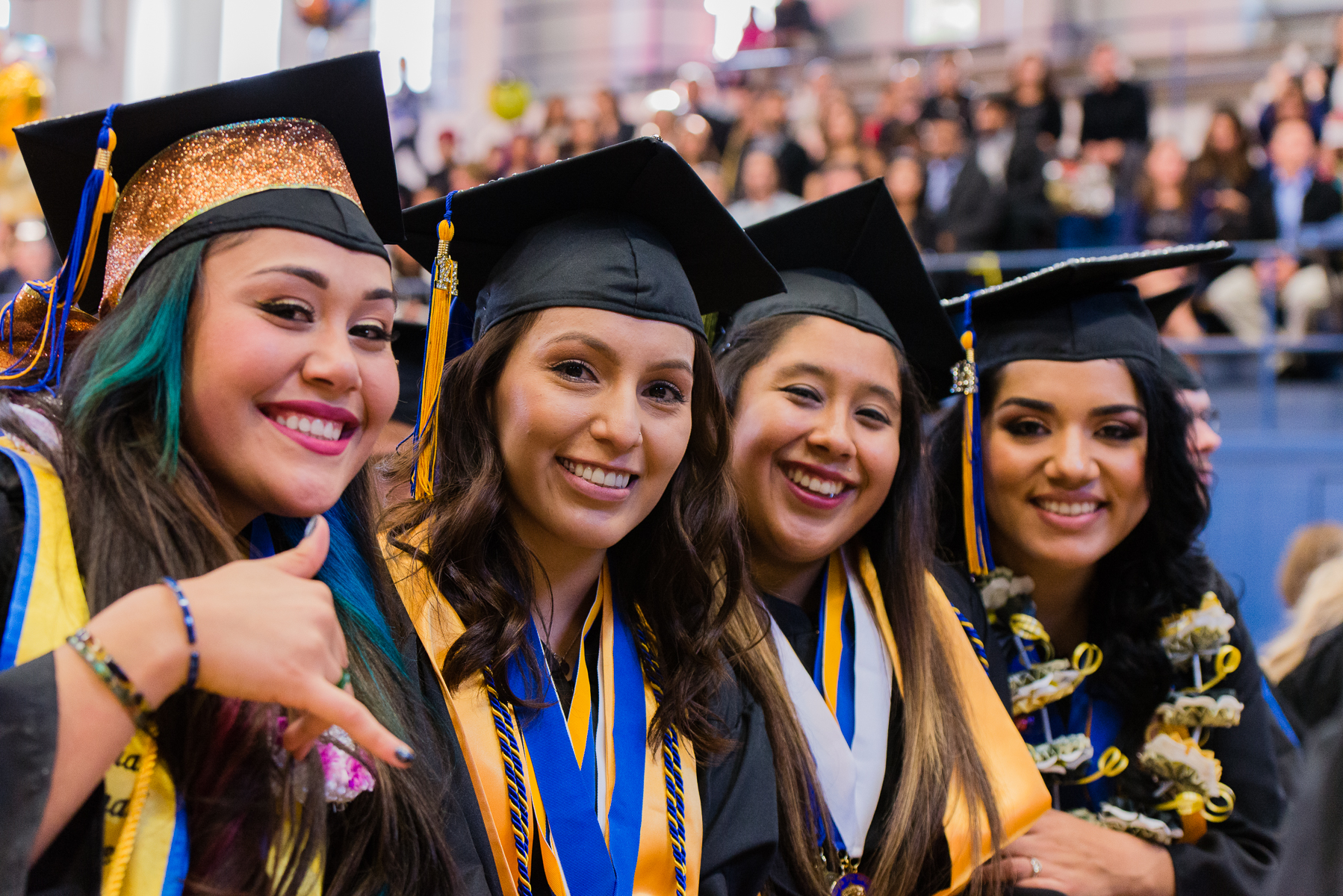 Students at convocation