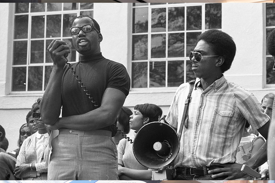 Dr. Edwards and Ken Noel in 1967.