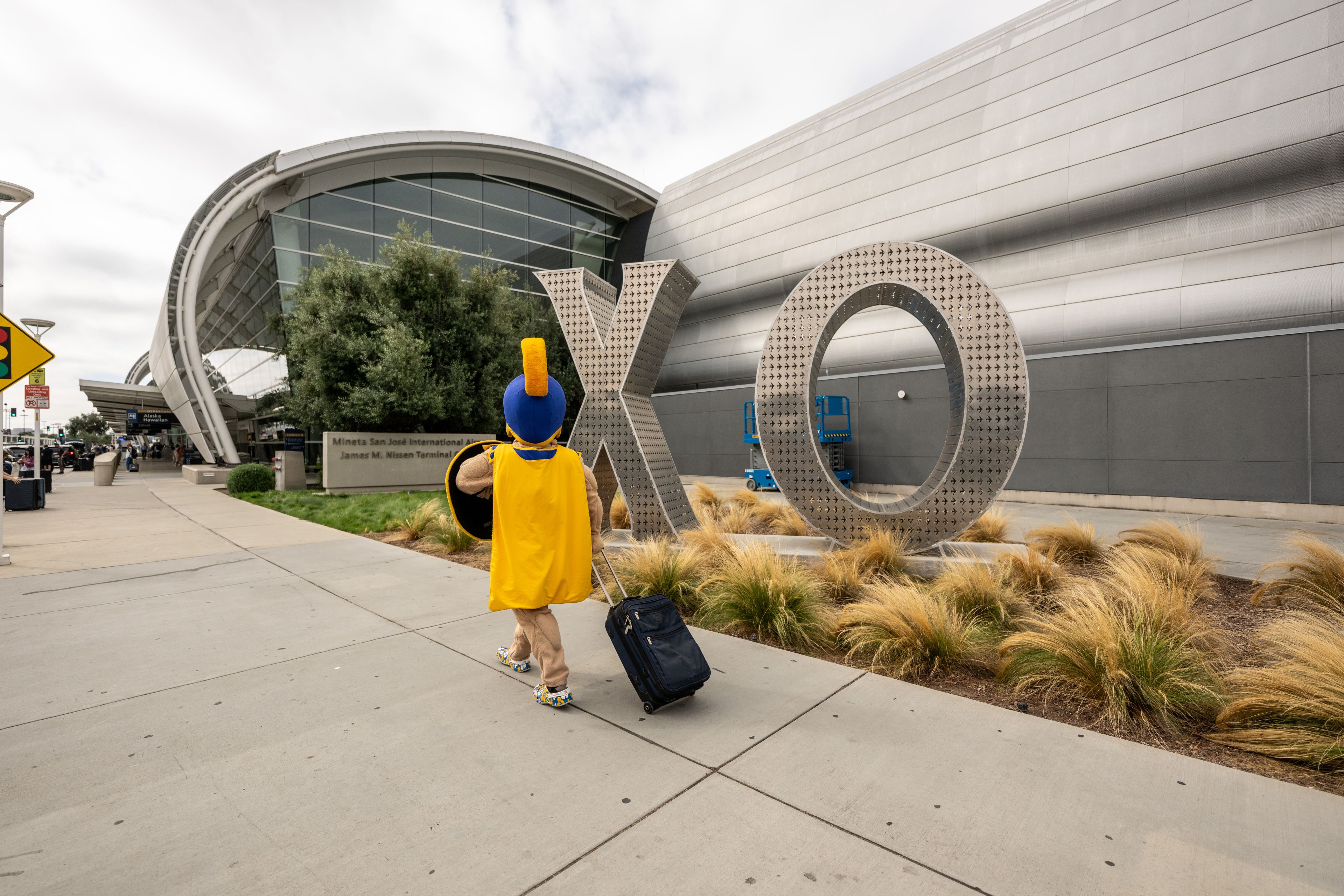 San Jose Airport, SJC, Sammy Spartan, SJSU
