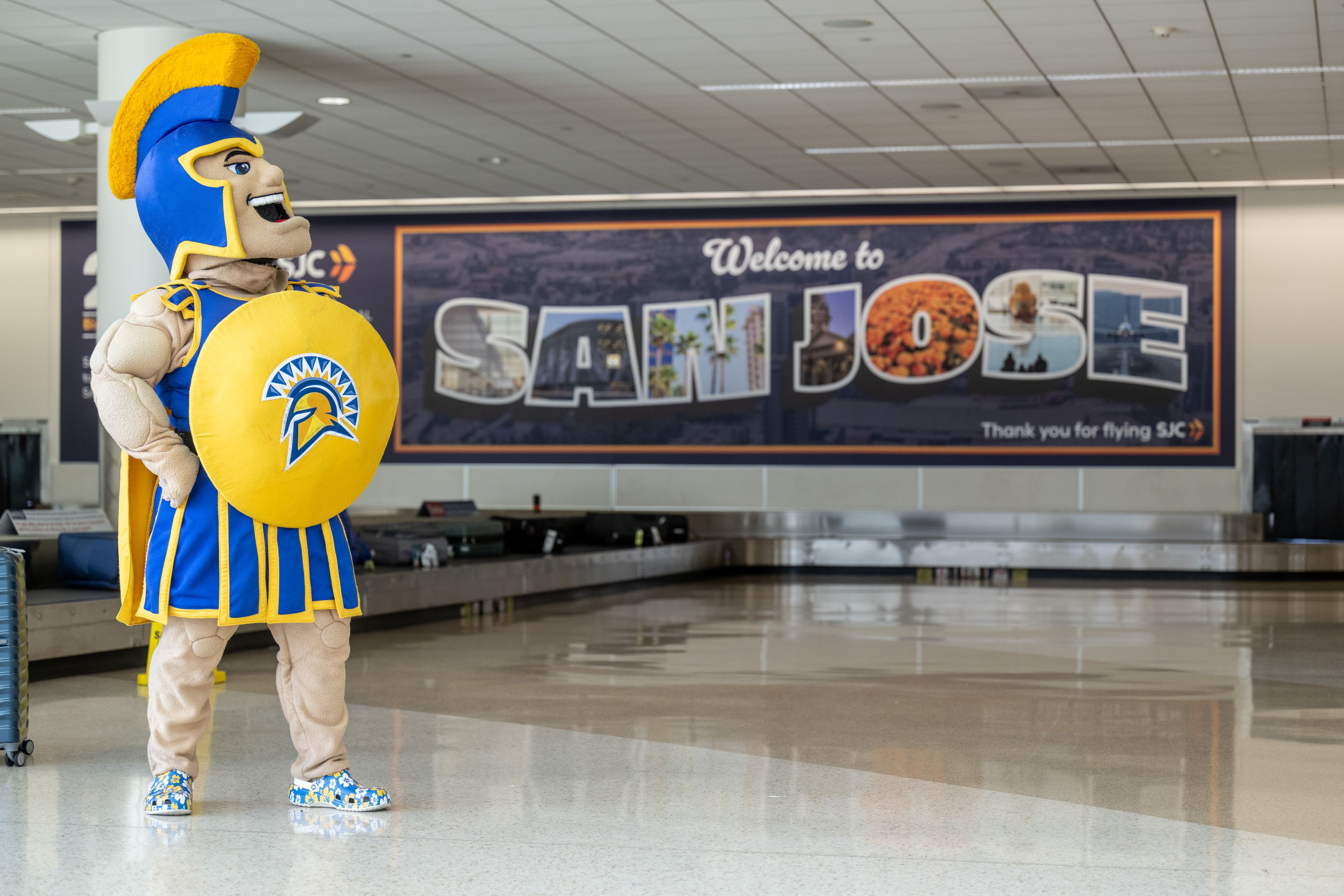 San Jose Airport, SJC, San Jose, SJSU, Sammy Spartan