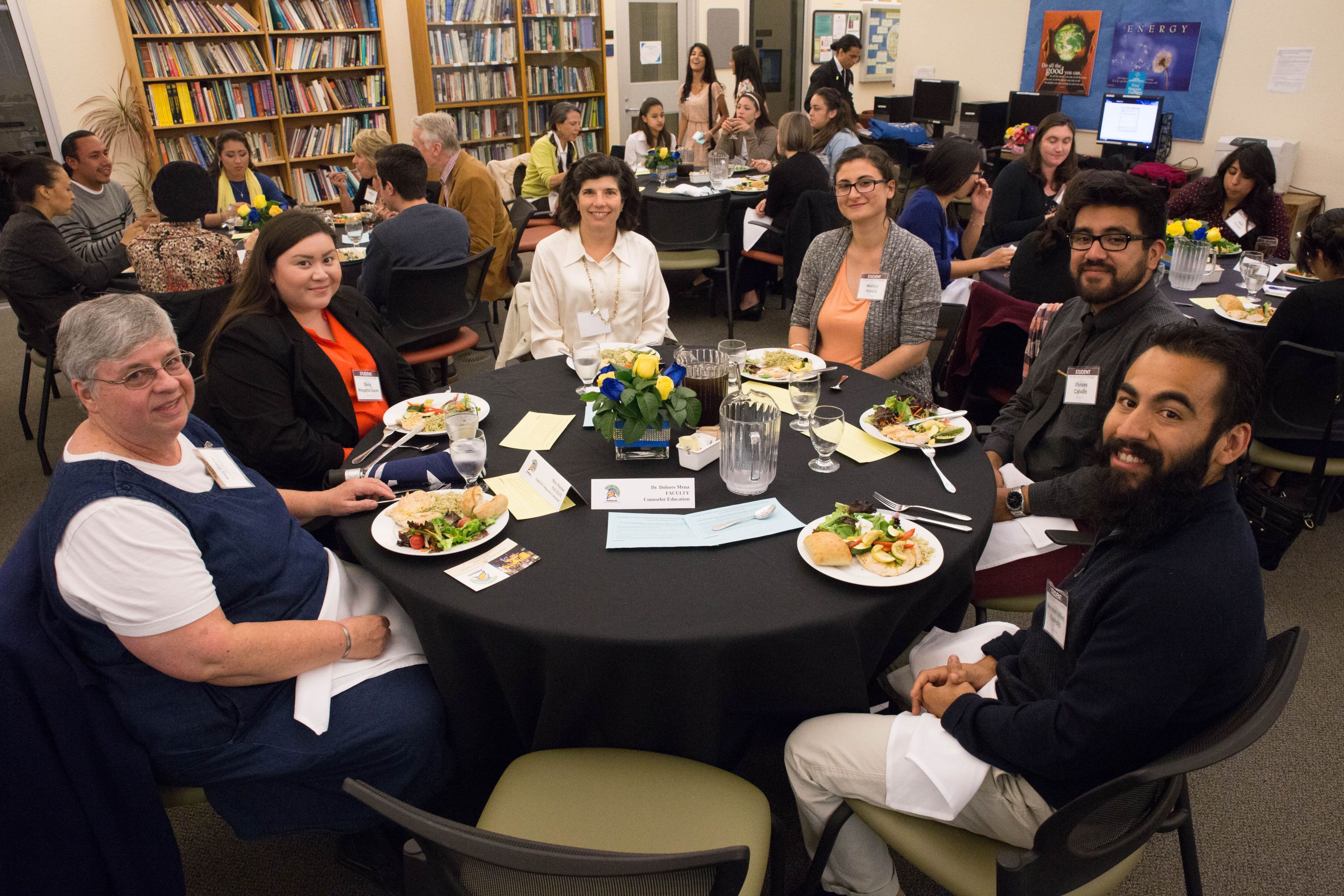 Faculty and Student Dinner, SJSU, student success