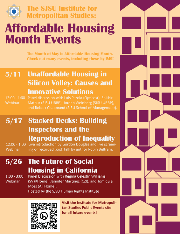 Affordable Housing Month Events Flyer