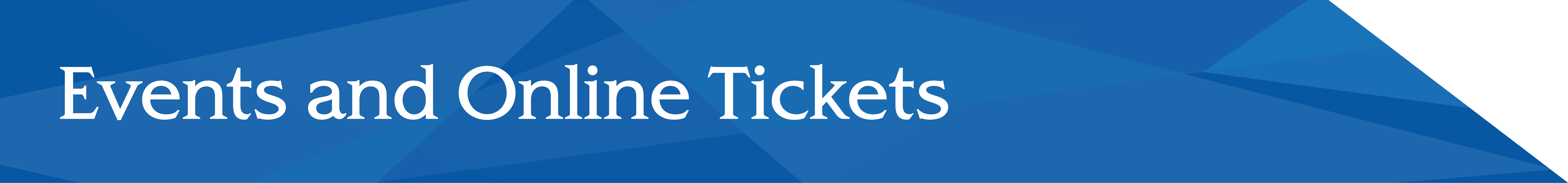 Events and Online Tickets